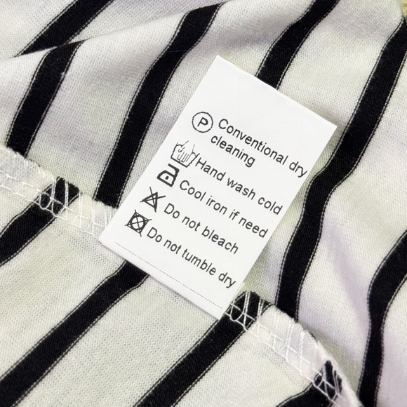 Striped Lace Trim Henley Top | Women’s Size S | NWT Boutique Style - Picture 7 of 7